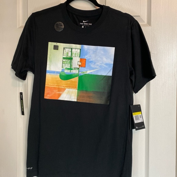 BRAND NEW NIKE PHOTO DRY TEE BLACK - Picture 2 of 3